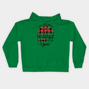 It's The Most Wonderful Time Of The Year Design Kids Hoodie